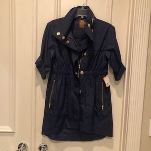 Ali Ro Rain Coat Navy